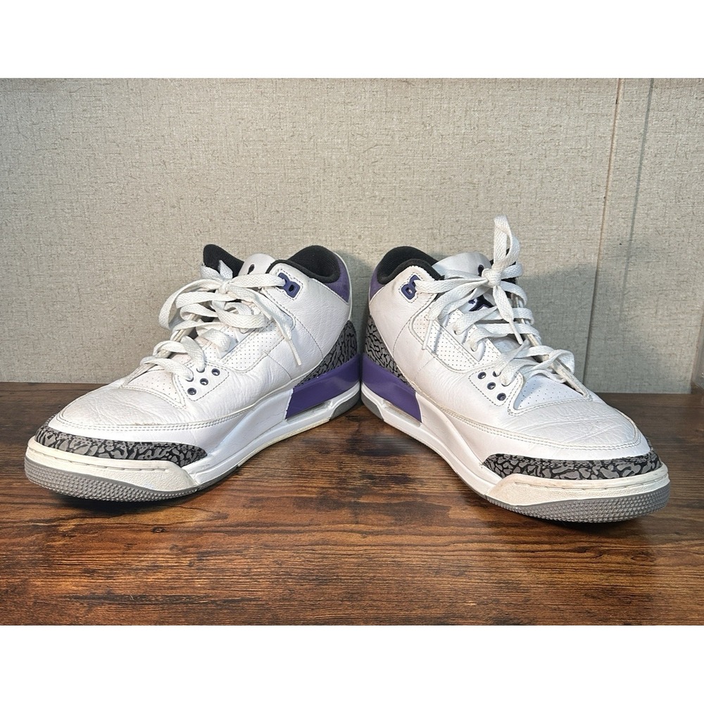 Size 9.5  - Jordan 3 Retro Mid Dark Iris